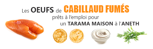 recette lefish gourmand de tarama onctueux maison a l'aneth sur blinis